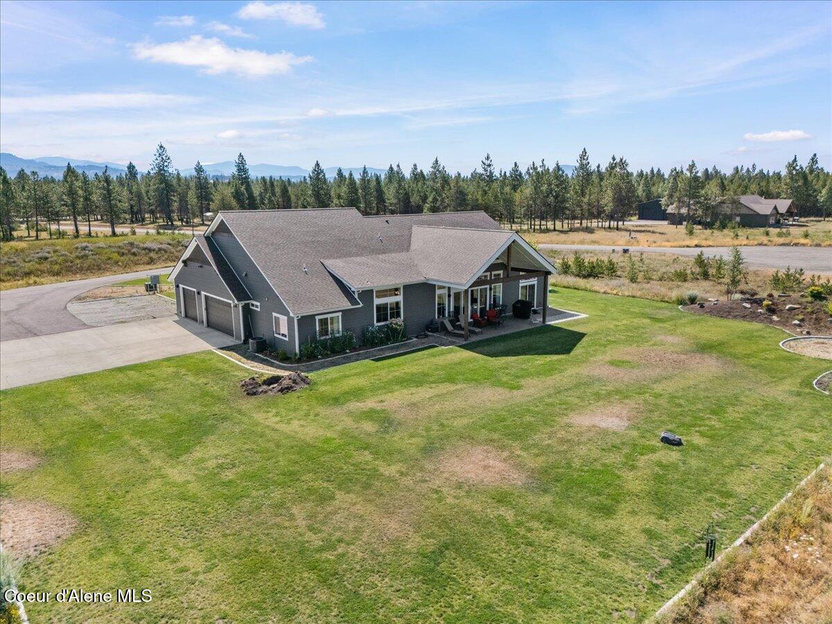 457 West Kinnerly Court Rathdrum, ID 83858 - Photo 43 of 51 Aerial back of home