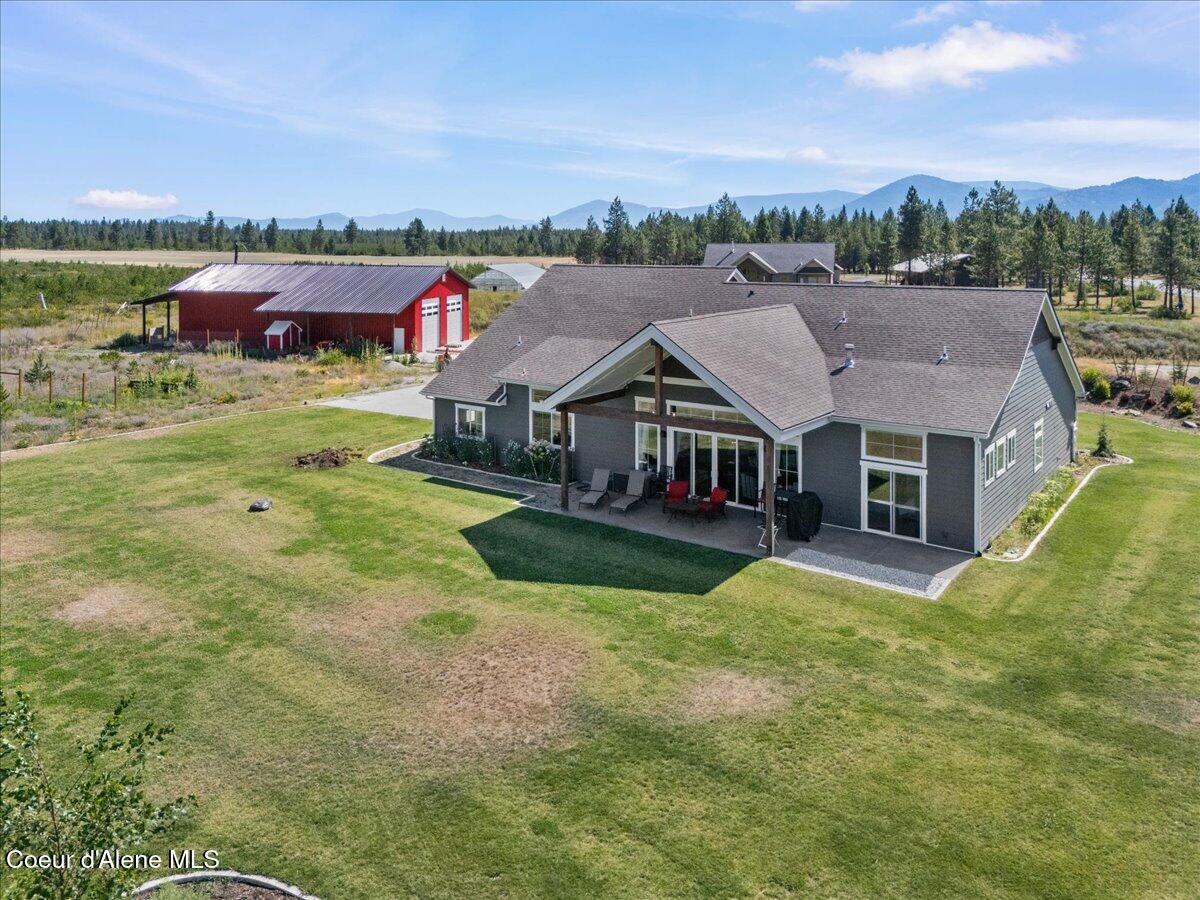 457 West Kinnerly Court Rathdrum, ID 83858 - Photo 5 of 51 Aerial back of home