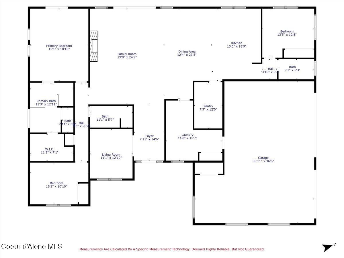 457 West Kinnerly Court Rathdrum, ID 83858 - Photo 51 of 51 Floor plan