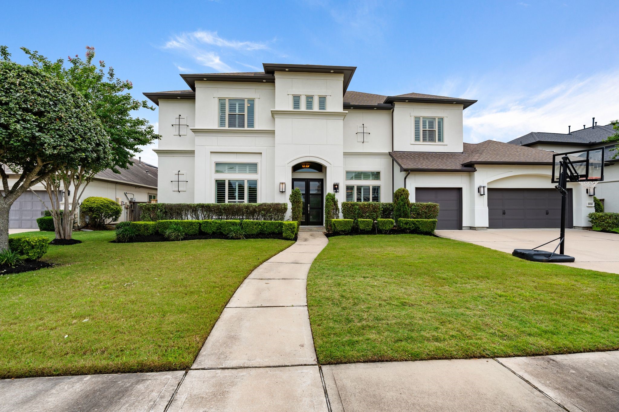 2926 Fairmont Ridge Lane Katy, TX 77494 - Photo 49 of 49 a front view of a house with a yard