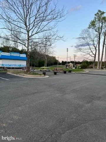 a view of a road with of tiny play house