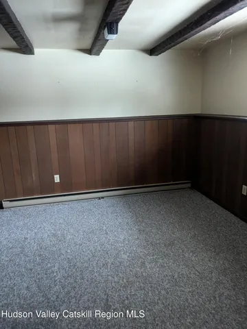 a living room with a window