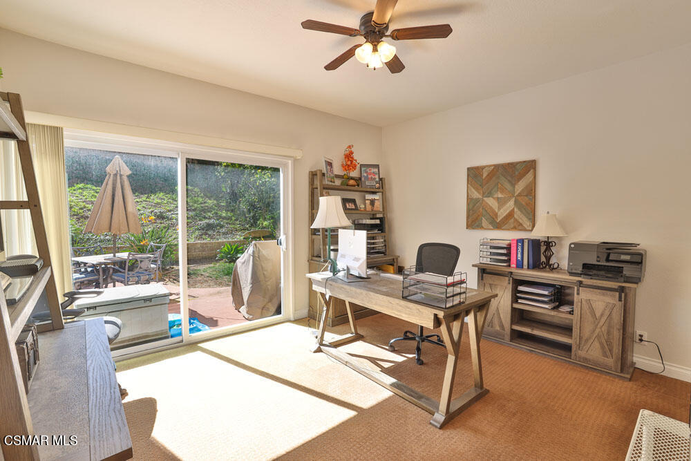 13620 Chesterfield Drive Moorpark, CA 93021 - Photo 29 of 52 a view of a workspace with furniture and a window
