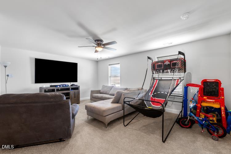 117 Boomer Street Benson, NC 27504 - Photo 23 of 31 a living room with furniture and a flat screen tv