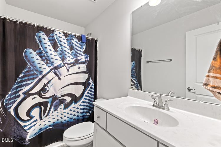 117 Boomer Street Benson, NC 27504 - Photo 25 of 31 a bathroom with a sink toilet and mirror