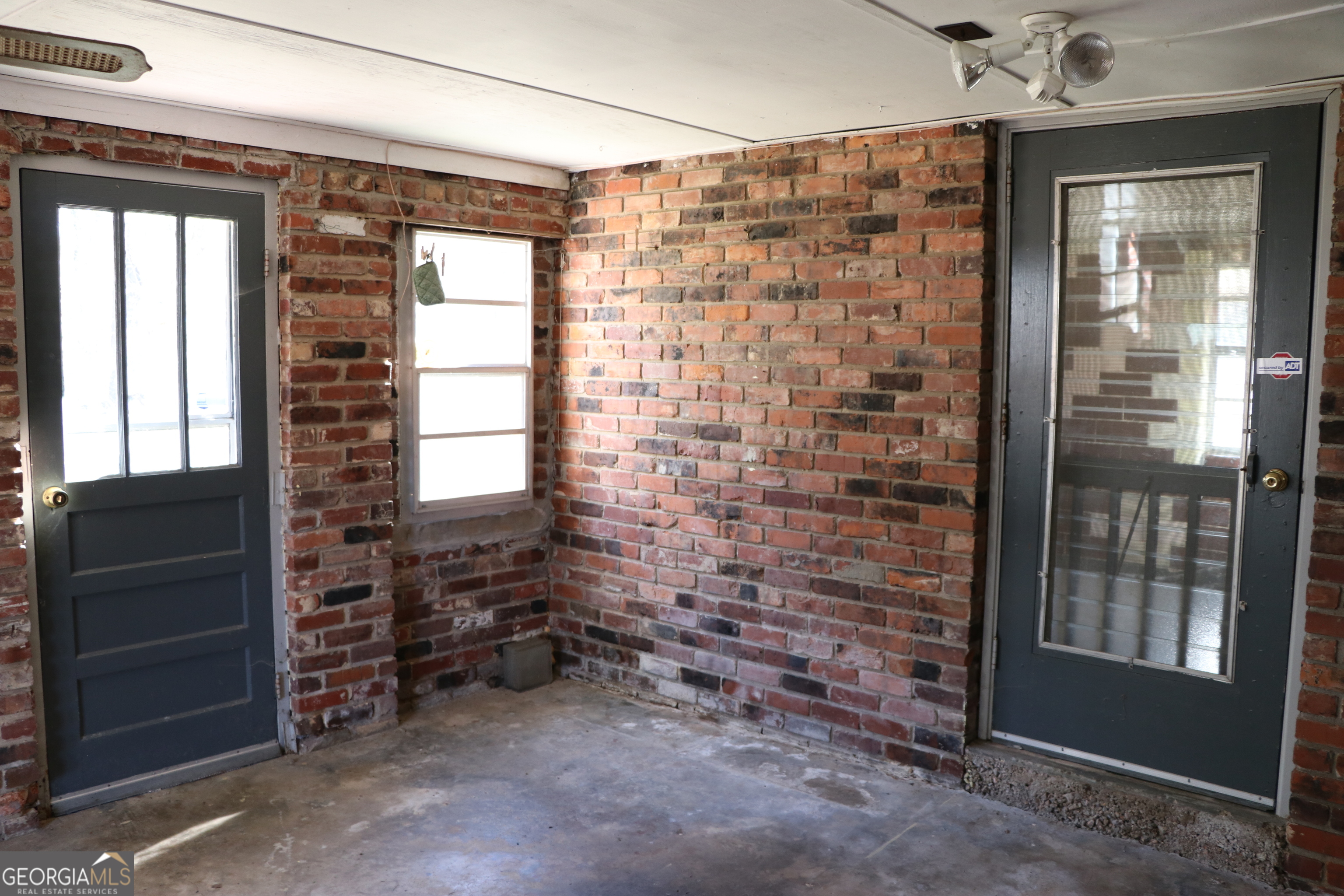 6797 Highway 114 Lyerly, GA 30730 - Photo 54 of 56 a bathroom with a glass door shower and a sink