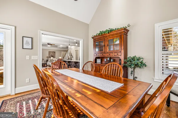 a bathroom with a sink double vanity and a mirror