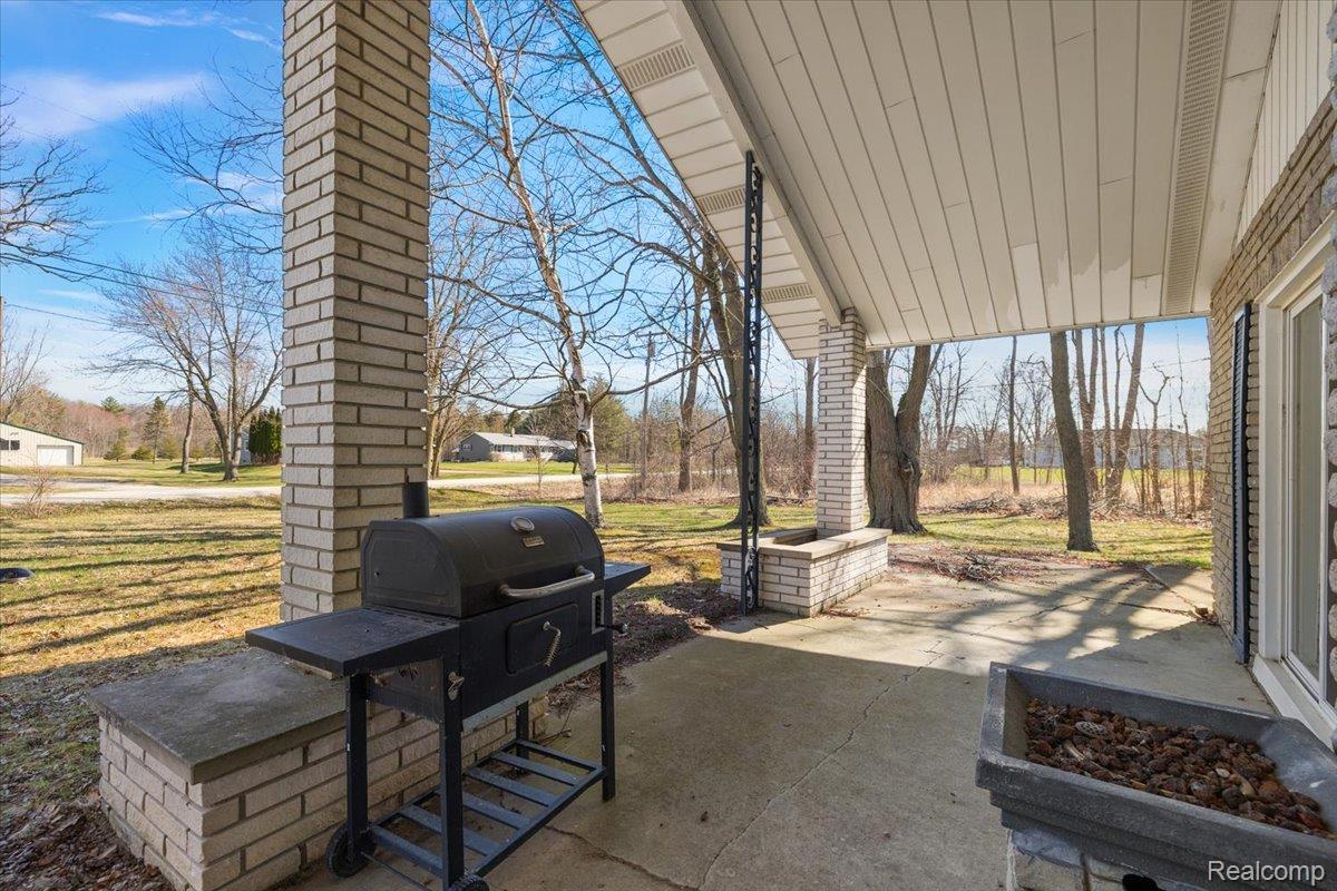 4705 Ketchum Road St. Clair, MI 48079 - Photo 10 of 58 View of patio / terrace with area for grilling