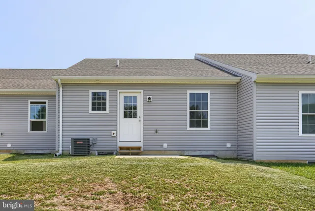 a backyard of a house