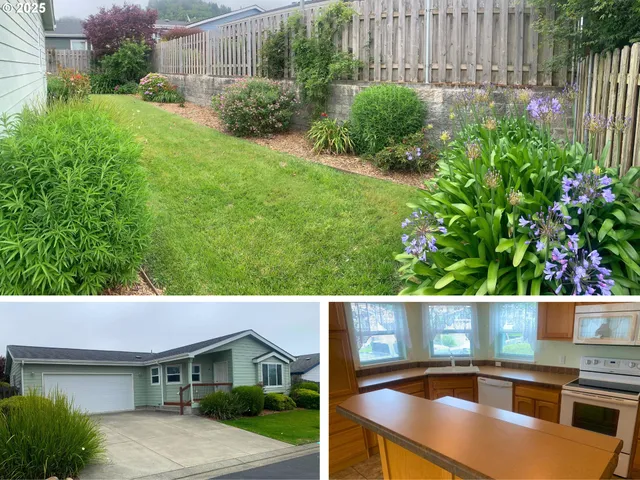 a upper view of a house with backyard