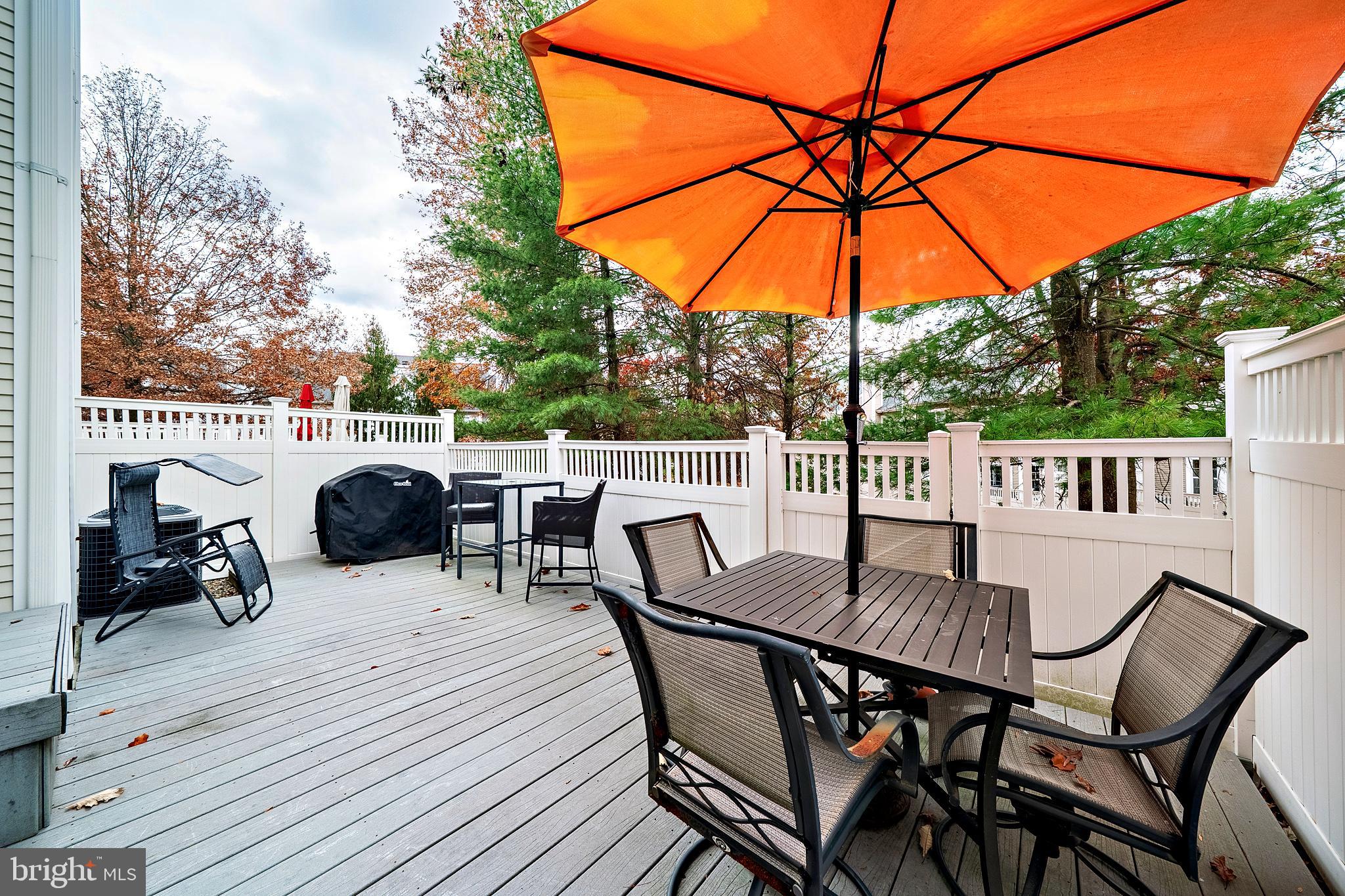 305 Deer Run Court Pennington, NJ 08534 - Photo 31 of 34 a view of a patio with a table and chairs