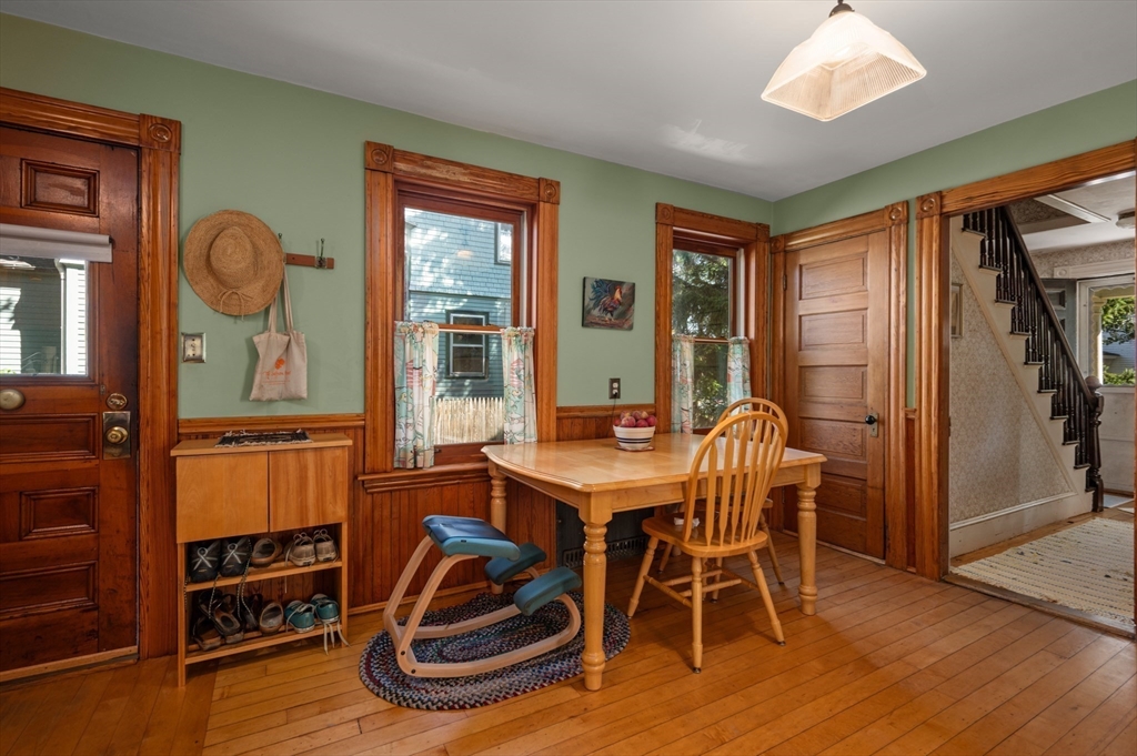 14 Summer Street Andover, MA 01810 - Photo 14 of 31 a view of a dining room with furniture window and wooden floor