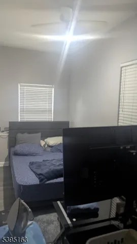 a room with a table and chairs