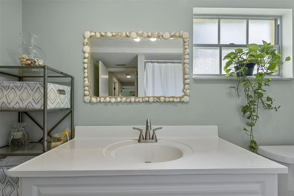 12111 Fieldstone Lane Hudson, FL 34667 - Photo 25 of 49 a bathroom with a sink and a mirror