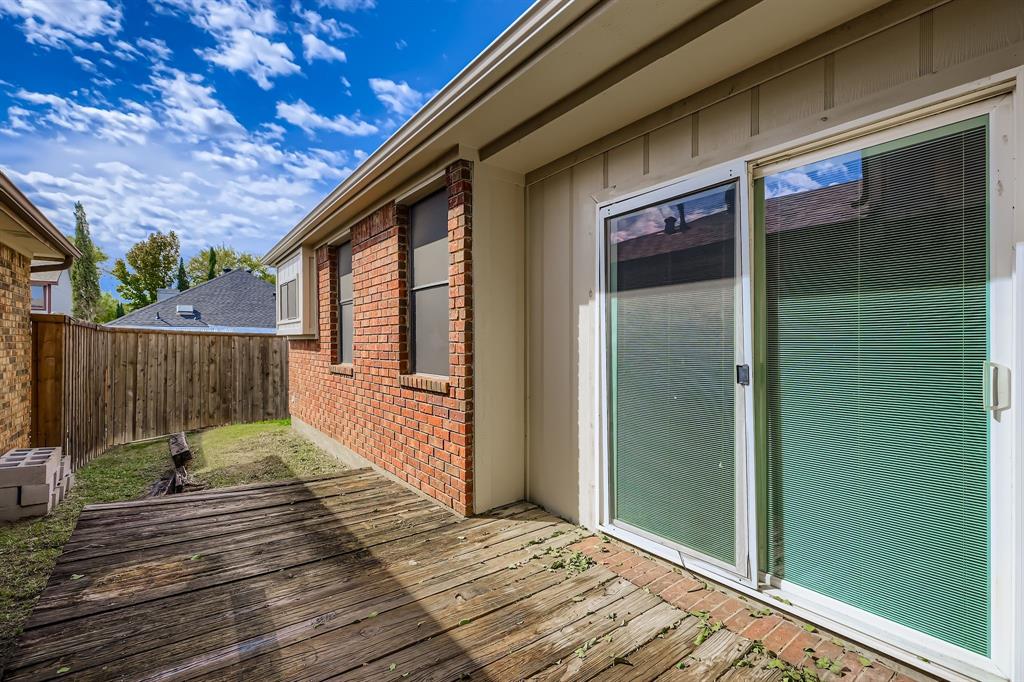 4319 Harvest Hill Road Carrollton, TX 75010 - Photo 25 of 28 View of wooden deck