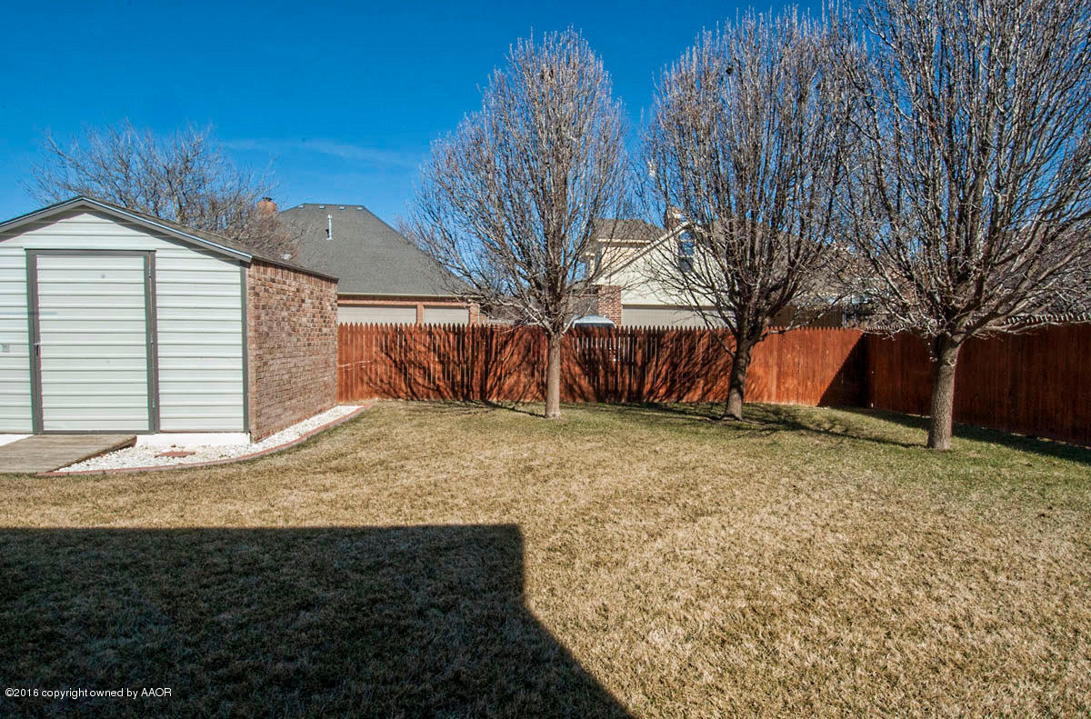7808 Bayswater Road Amarillo, TX 79119 - Photo 41 of 46 YARD VIEW 2