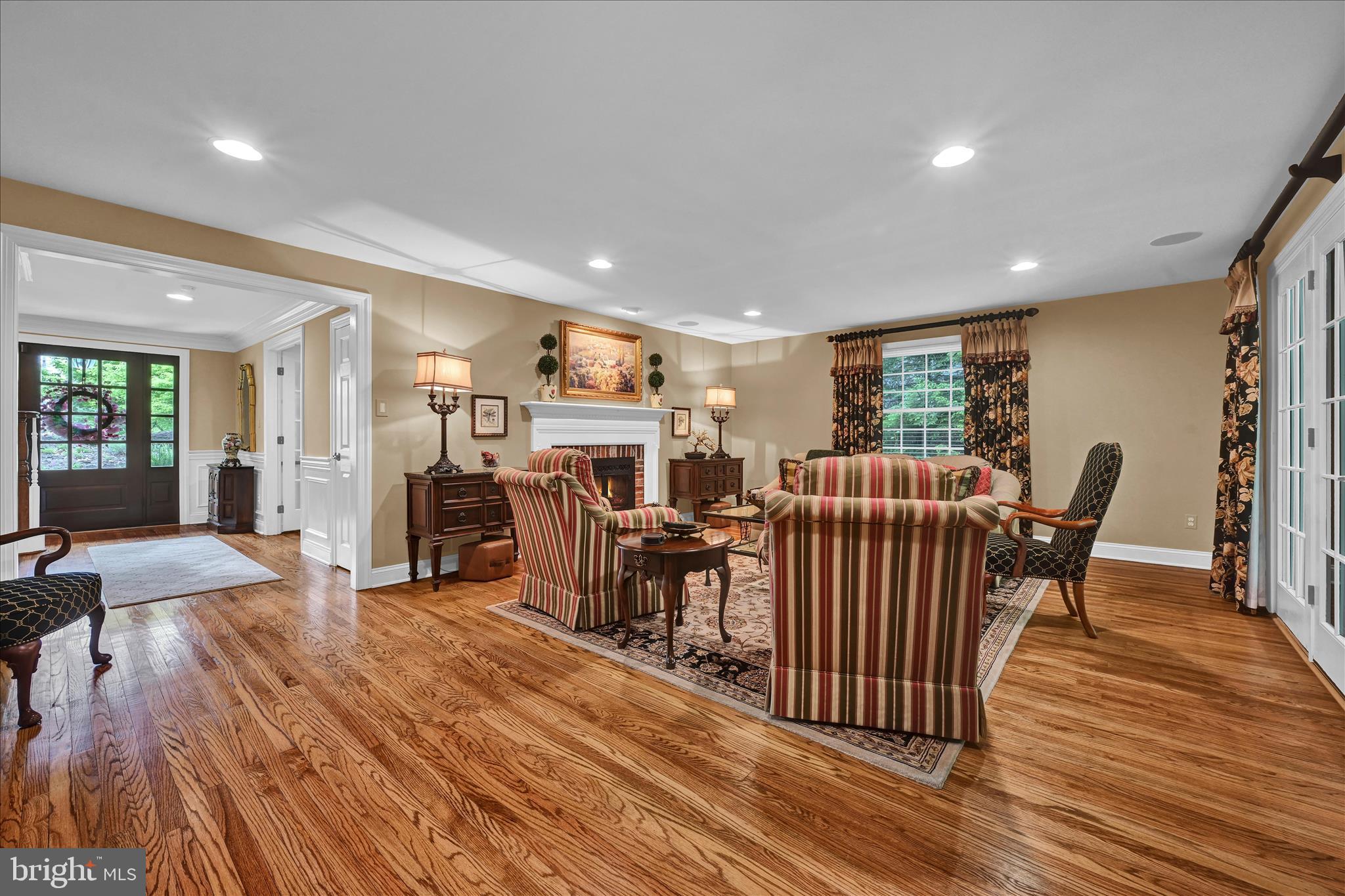 451 Cassatt Road Berwyn, PA 19312 - Photo 12 of 61 Formal Living Room with Gas Fireplace