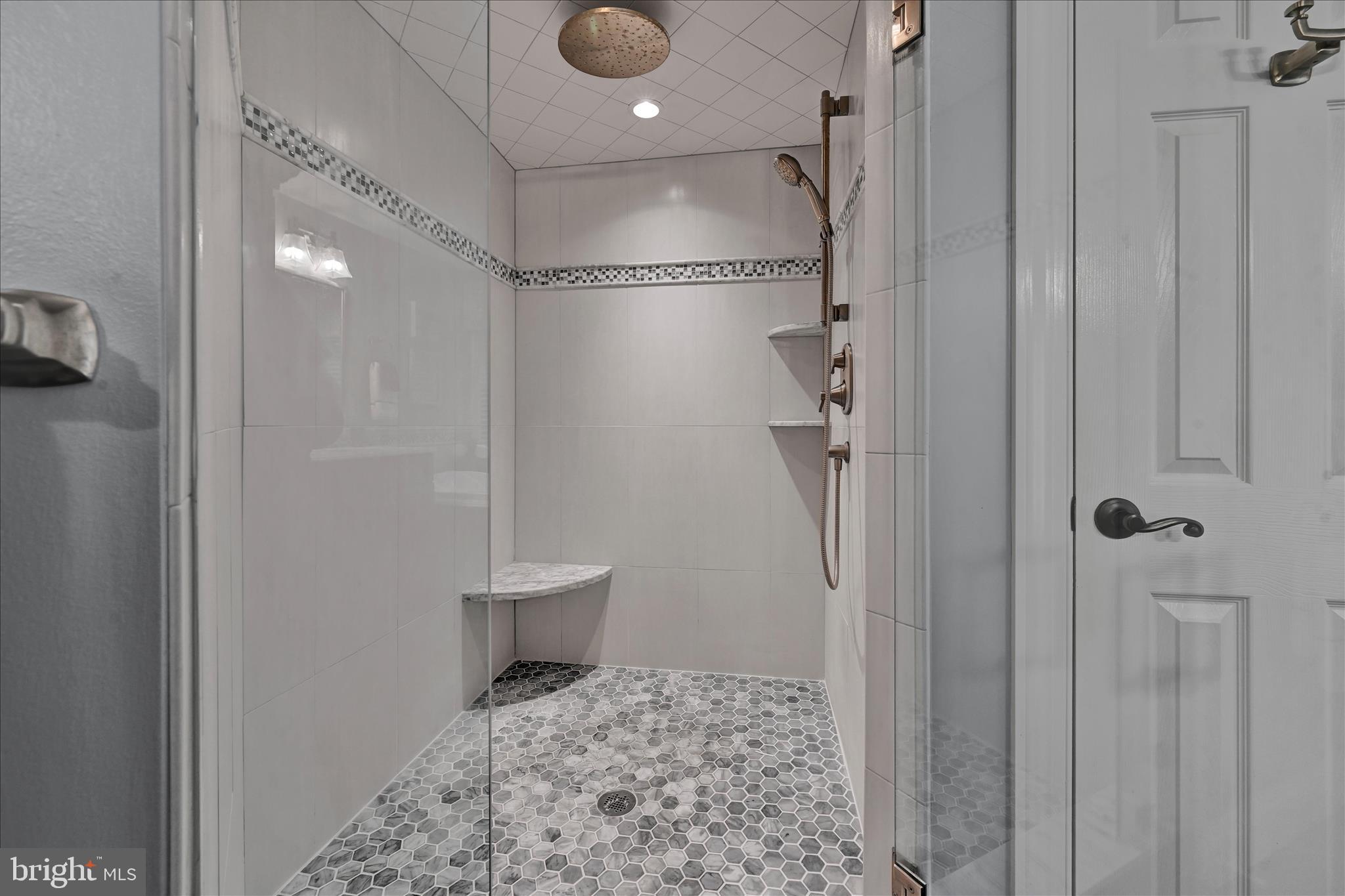 451 Cassatt Road Berwyn, PA 19312 - Photo 37 of 61 EnSuite Shower- it is much larger in-person!