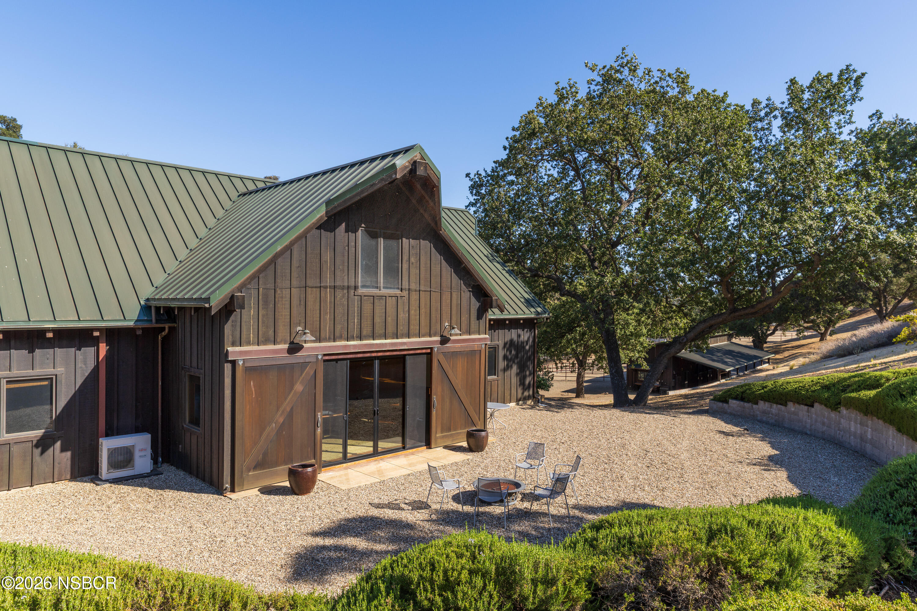 3631 Woodstock Road Santa Ynez, CA 93460 - Photo 5 of 61 Party Barn Exterior & Horse Barn