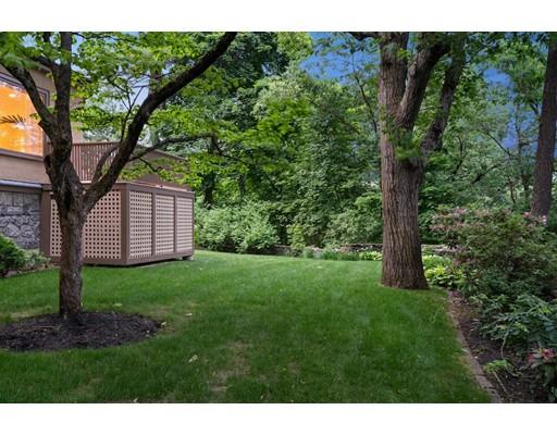 45 The Ledges Road Newton, MA 02459 - Photo 3 of 34 a view of a backyard with large trees