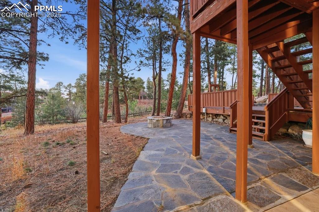 15655 Falcon Ridge Court Colorado Springs, CO 80921 - Photo 41 of 49 Lower patio off of basement walkout