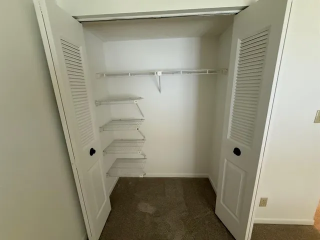 a view of walk in closet