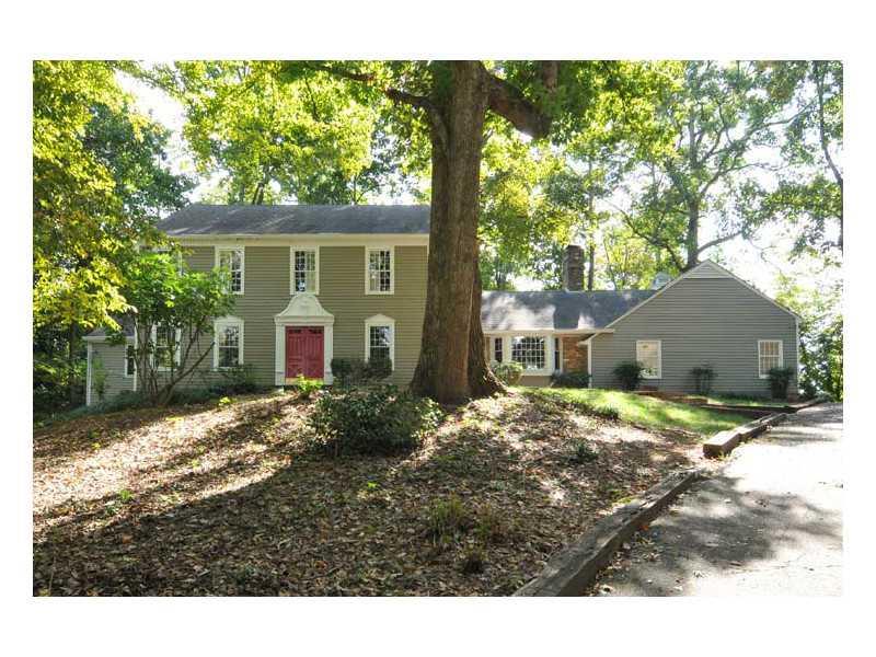 3641 Mill Creek Road Northeast Atlanta, GA 30319 - Photo 1 of 1 Exterior Front. Beautiful custom built Williamsburg style home on incredible lot!