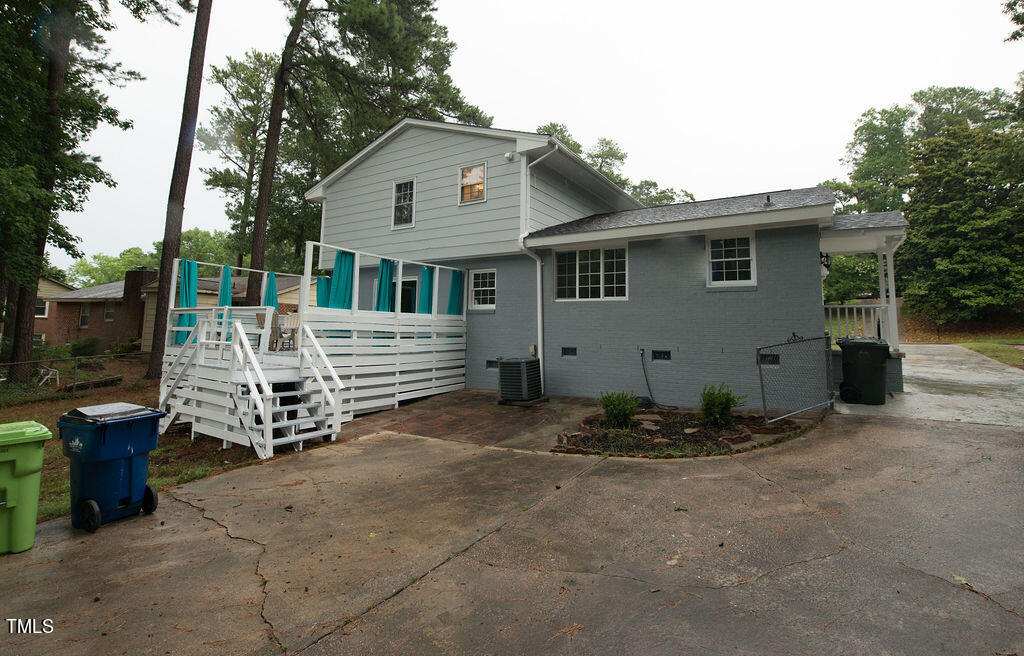 3225 Huntleigh Drive Raleigh, NC 27604 - Photo 20 of 23 Large Rear Deck