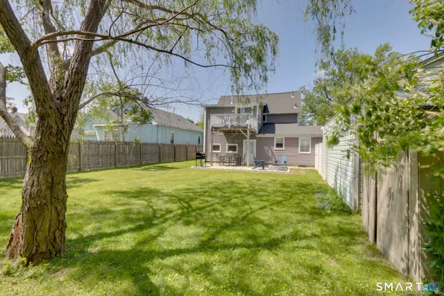 a house view with a garden space