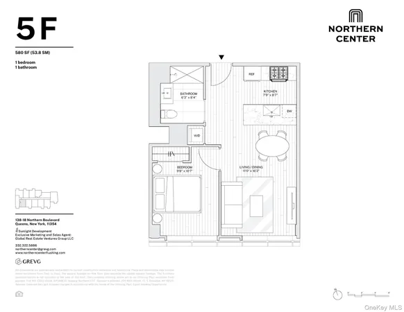 $699,000 | 138-18 Northern Boulevard, Unit 5F | Downtown Flushing