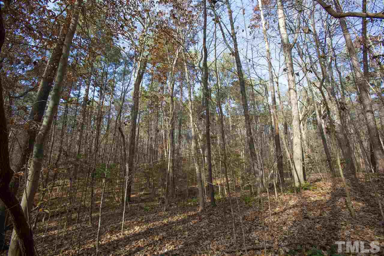5112 Durham Road Wake Forest, NC 27587 - Photo 6 of 18 a backyard of a house with lots of trees