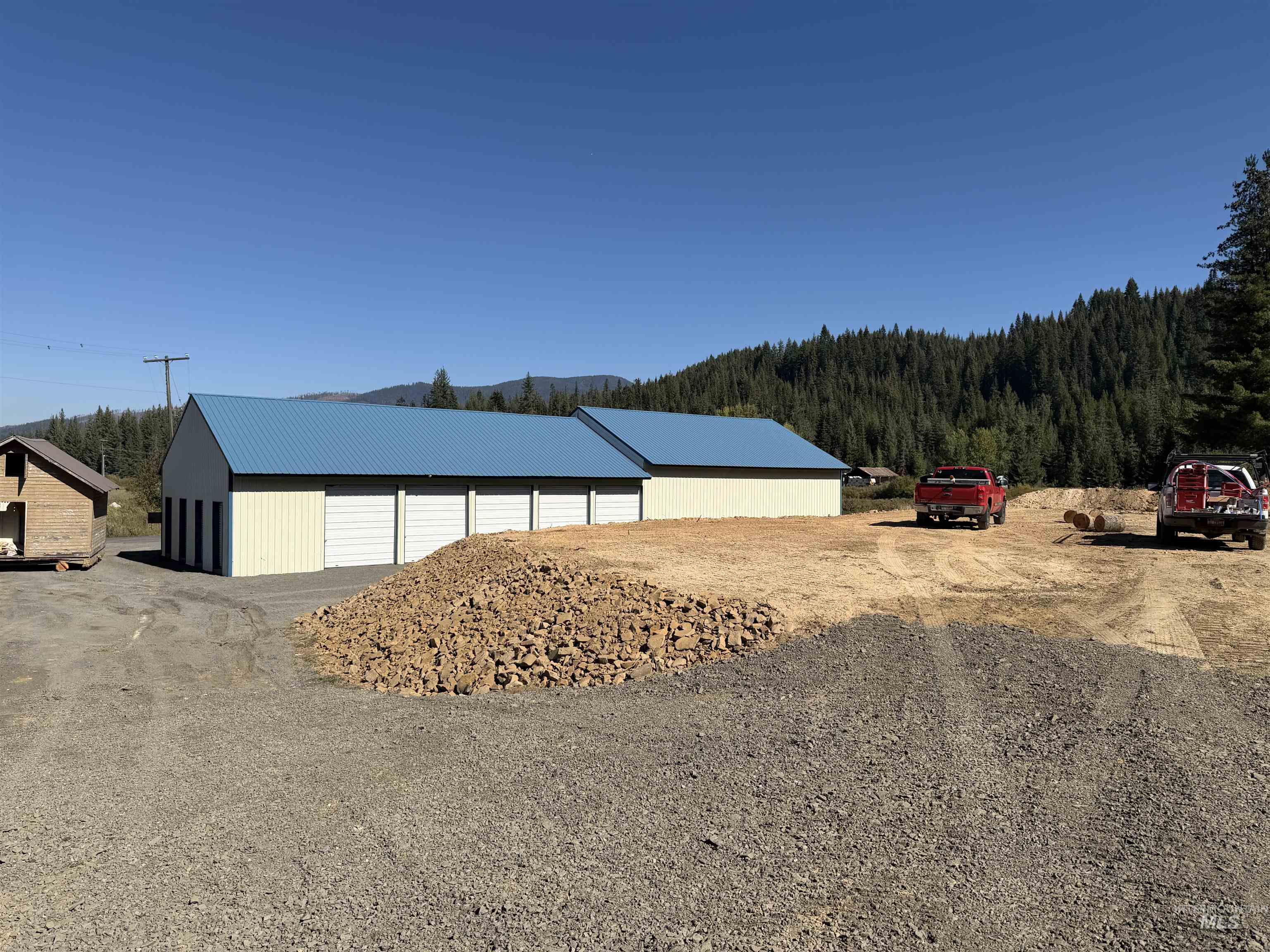 Tbd Dent Bridge Road Elk River, ID 83827 - Photo 13 of 23 View of pole building featuring a wooded view