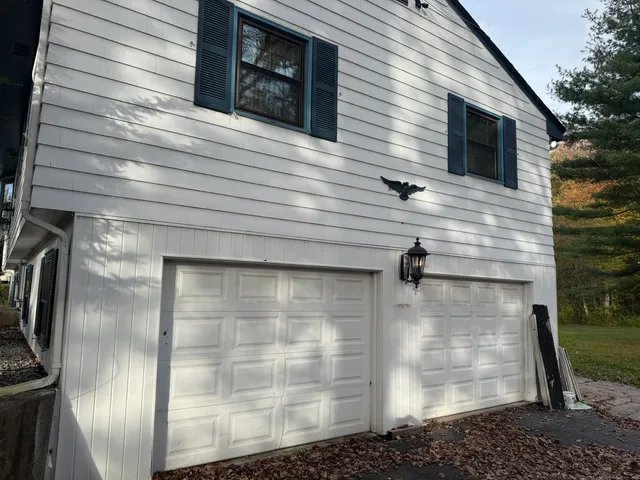a view of a door of the house