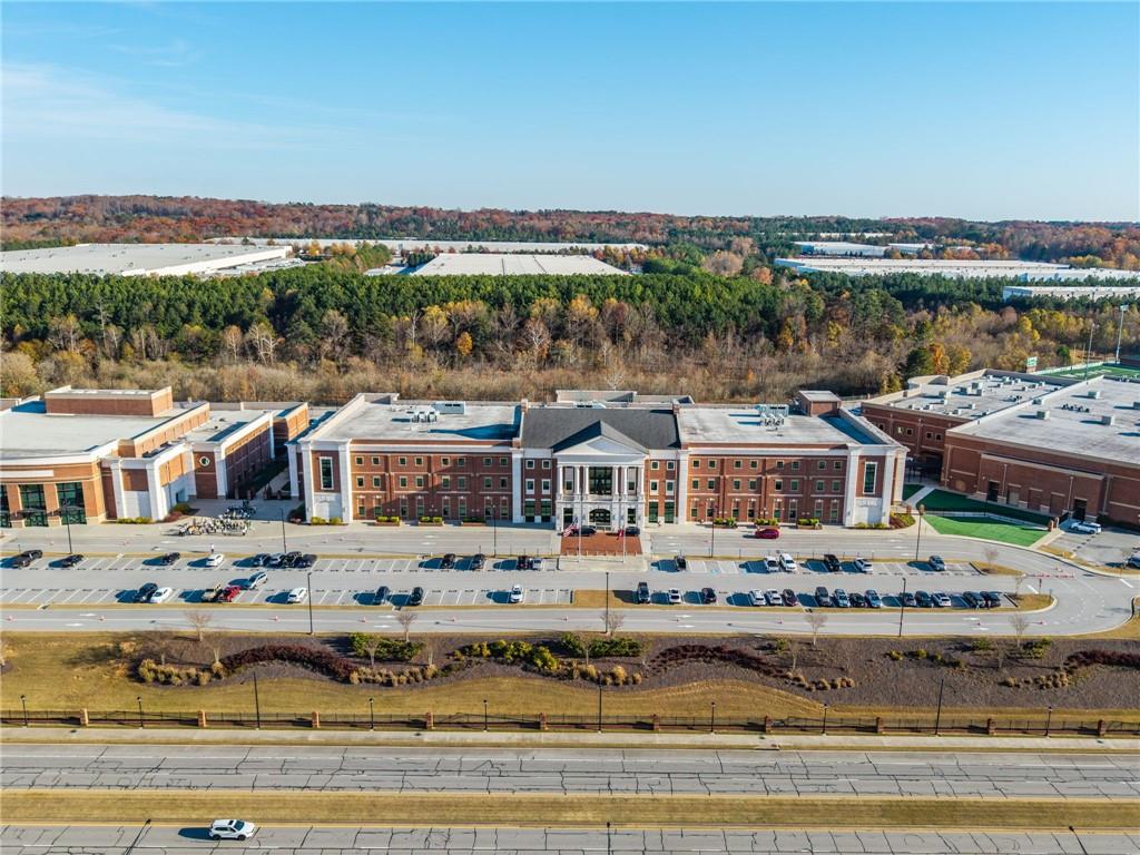 3 Buford Village Way Buford, GA 30518 - Photo 37 of 40 an aerial view of a house with a lake view