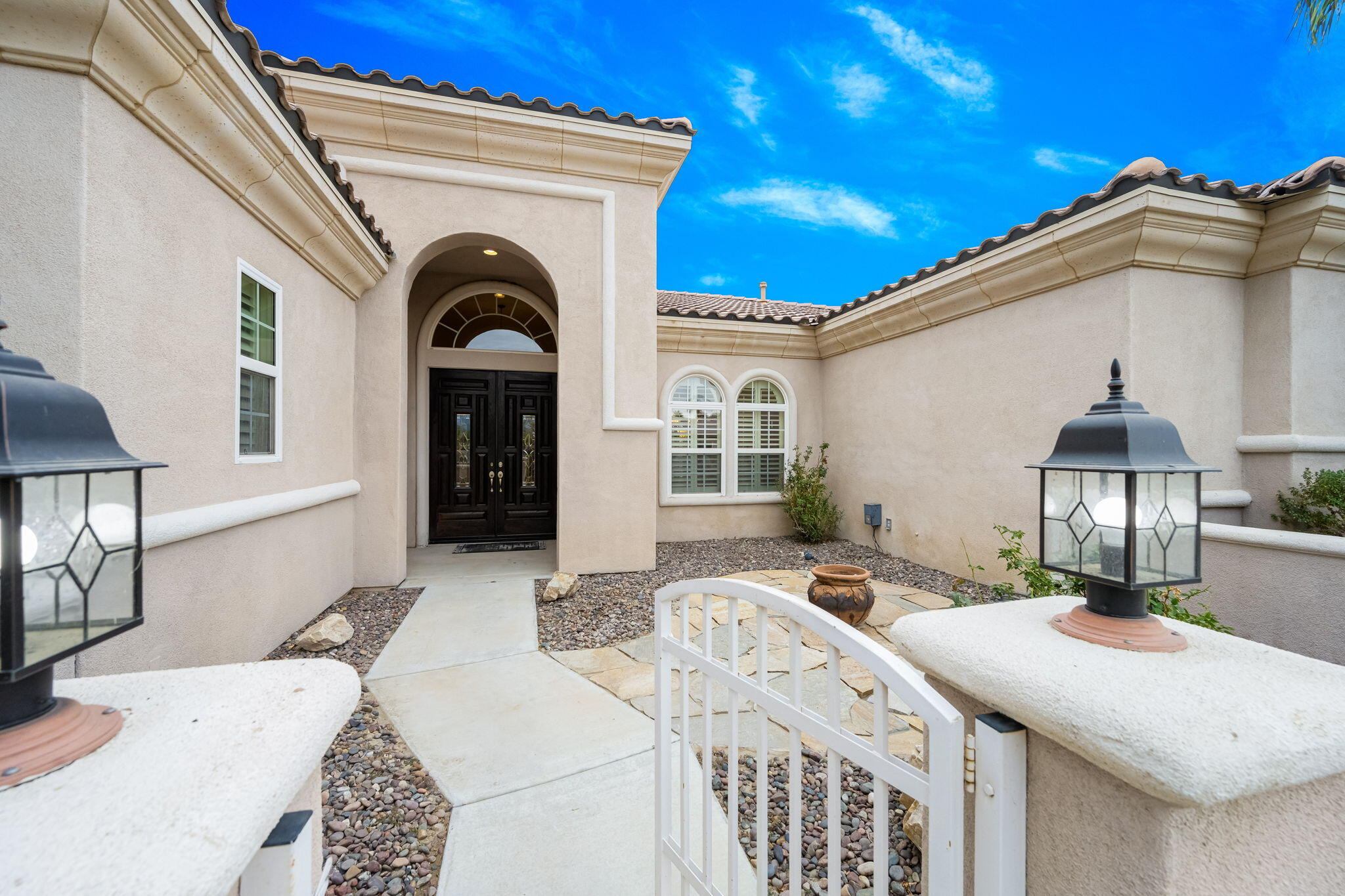 80262 Amazon Indio, CA 92201 - Photo 7 of 45 a view of a kitchen with a sink and a large window