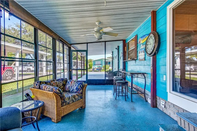 a room with lots of furniture and equipment