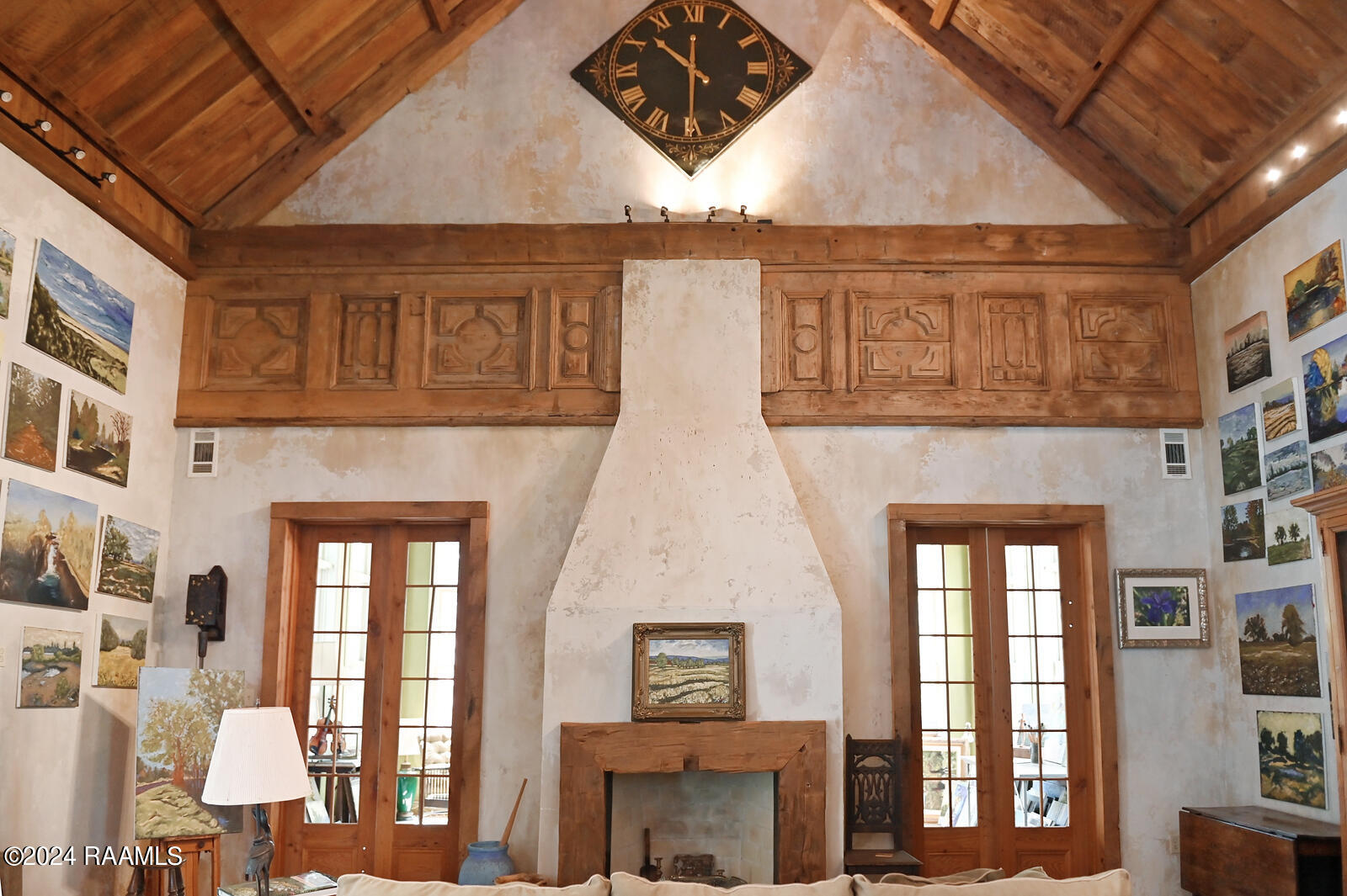 508 Interstate 49 Sunset, LA 70584 - Photo 36 of 45 Upstairs gallery fireplace