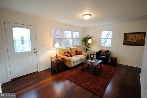 Living Room with Hardwoods