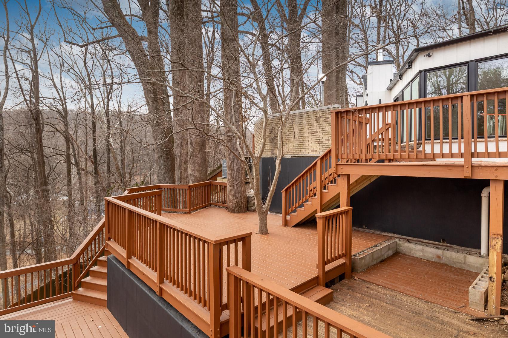 903 Ivy Hill Road Cockeysville, MD 21030 - Photo 89 of 100 Serene outdoor deck nestled among trees.