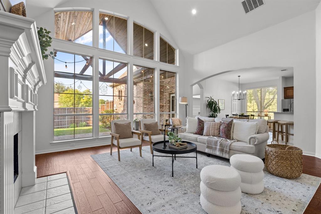 4821 Ravendale Drive Richardson, TX 75082 - Photo 13 of 40 a living room with furniture and a large window