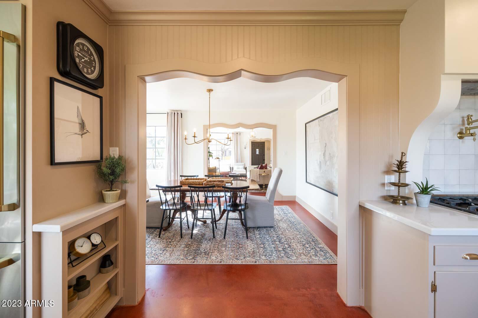 302 West Granada Road Phoenix, AZ 85003 - Photo 25 of 81 a dining room with furniture and wooden floor