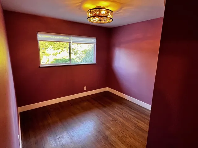 wooden floor in an empty room