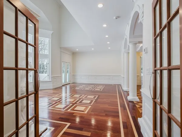 a view of front door