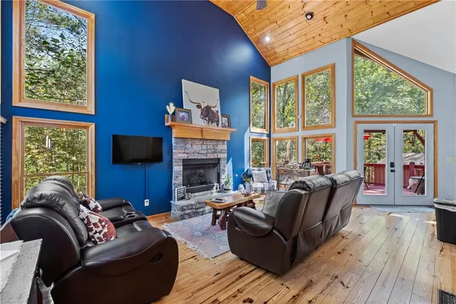 a view of a chairs in a patio