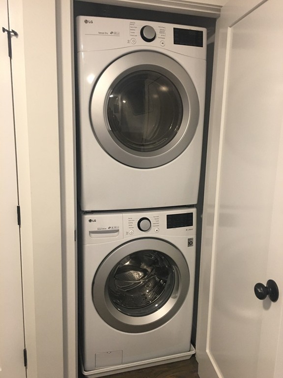 45 Clement Avenue, Unit 3 Boston, MA 02132 - Photo 24 of 35 a utility room with dryer and washer