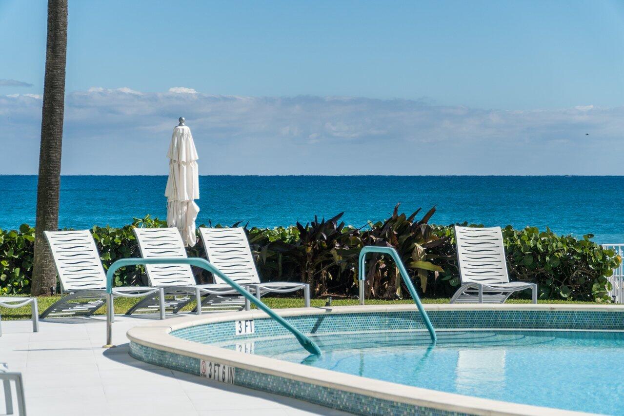 700 South Ocean Boulevard, Unit 804 Boca Raton, FL 33432 - Photo 29 of 39 a view of a terrace with chairs