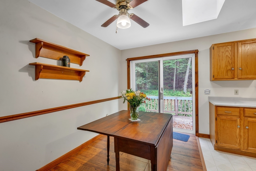 30 Montague Road Sunderland, MA 01375 - Photo 11 of 39 a view of a dining room with furniture window and wooden floor