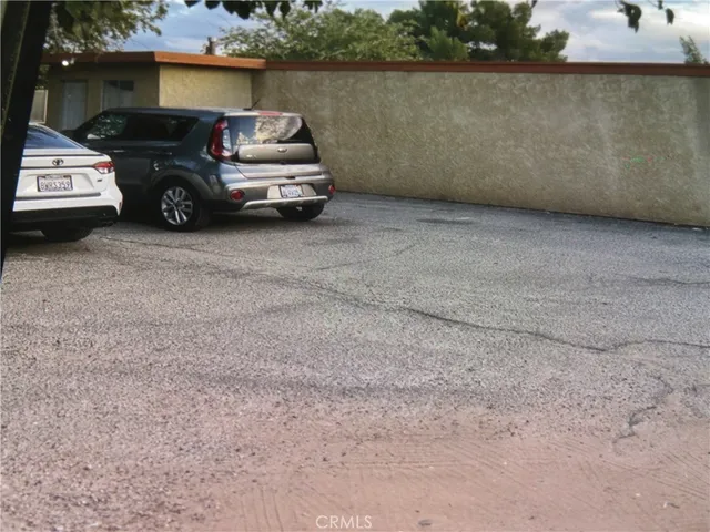 a car parked in parking space