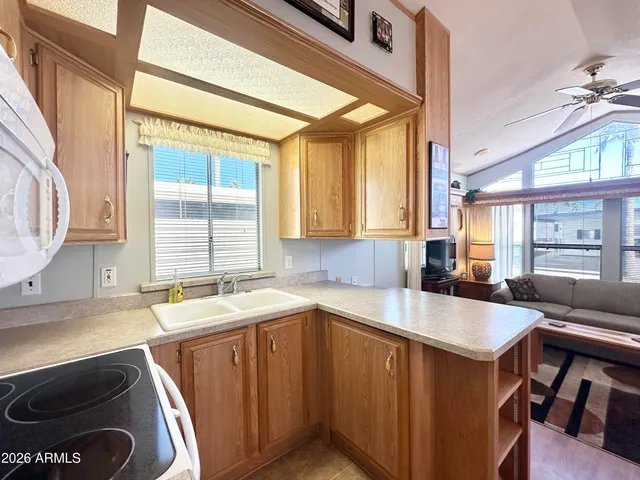 a very nice looking room with a large window