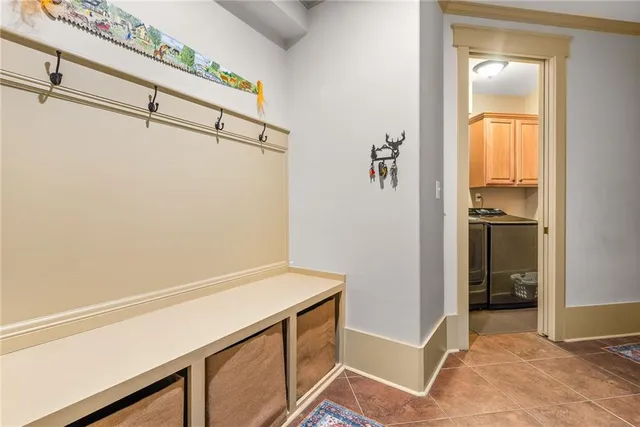 a close up of a utility room with a sink